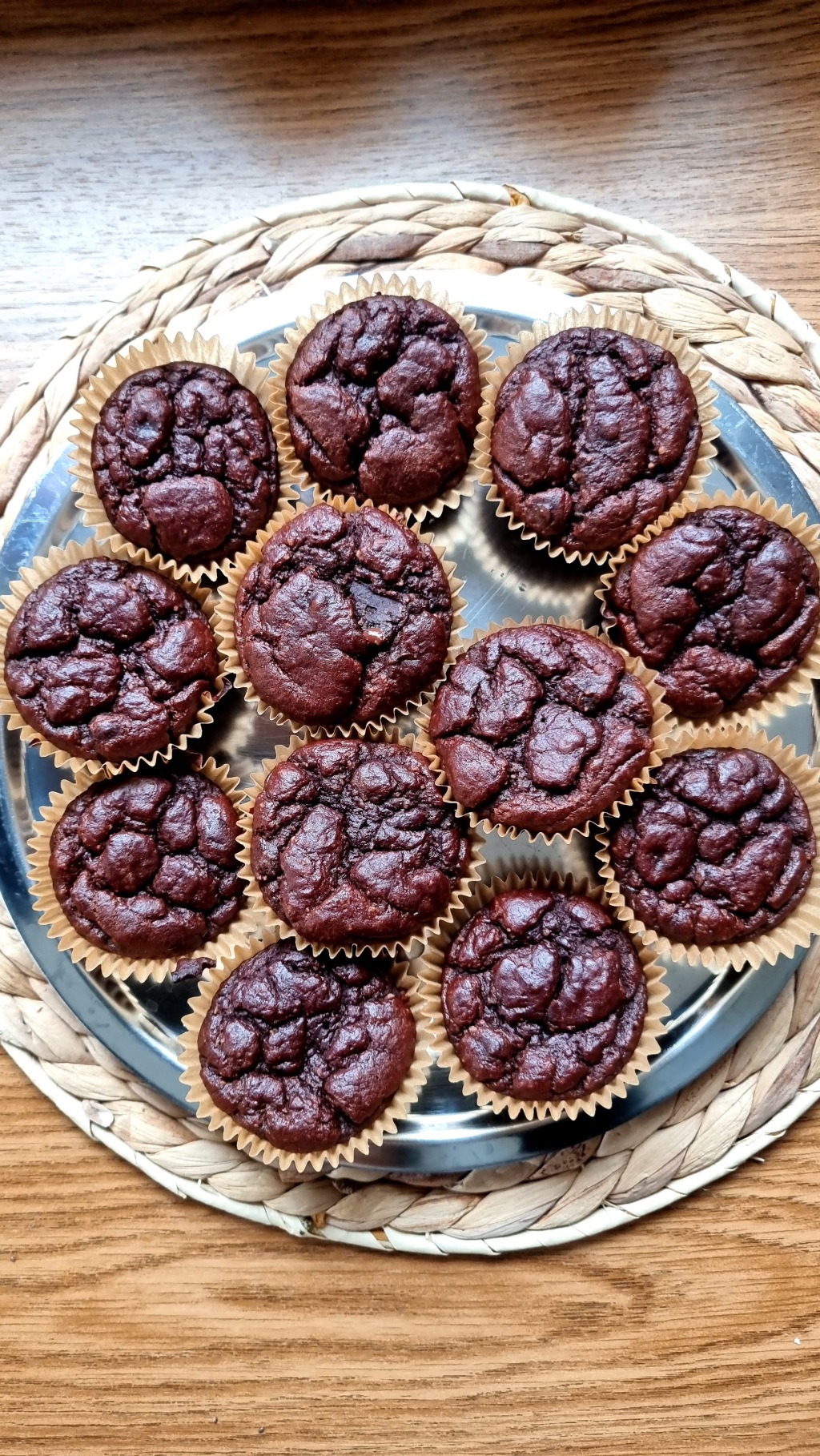 Muffins au chocolat & à la banane
